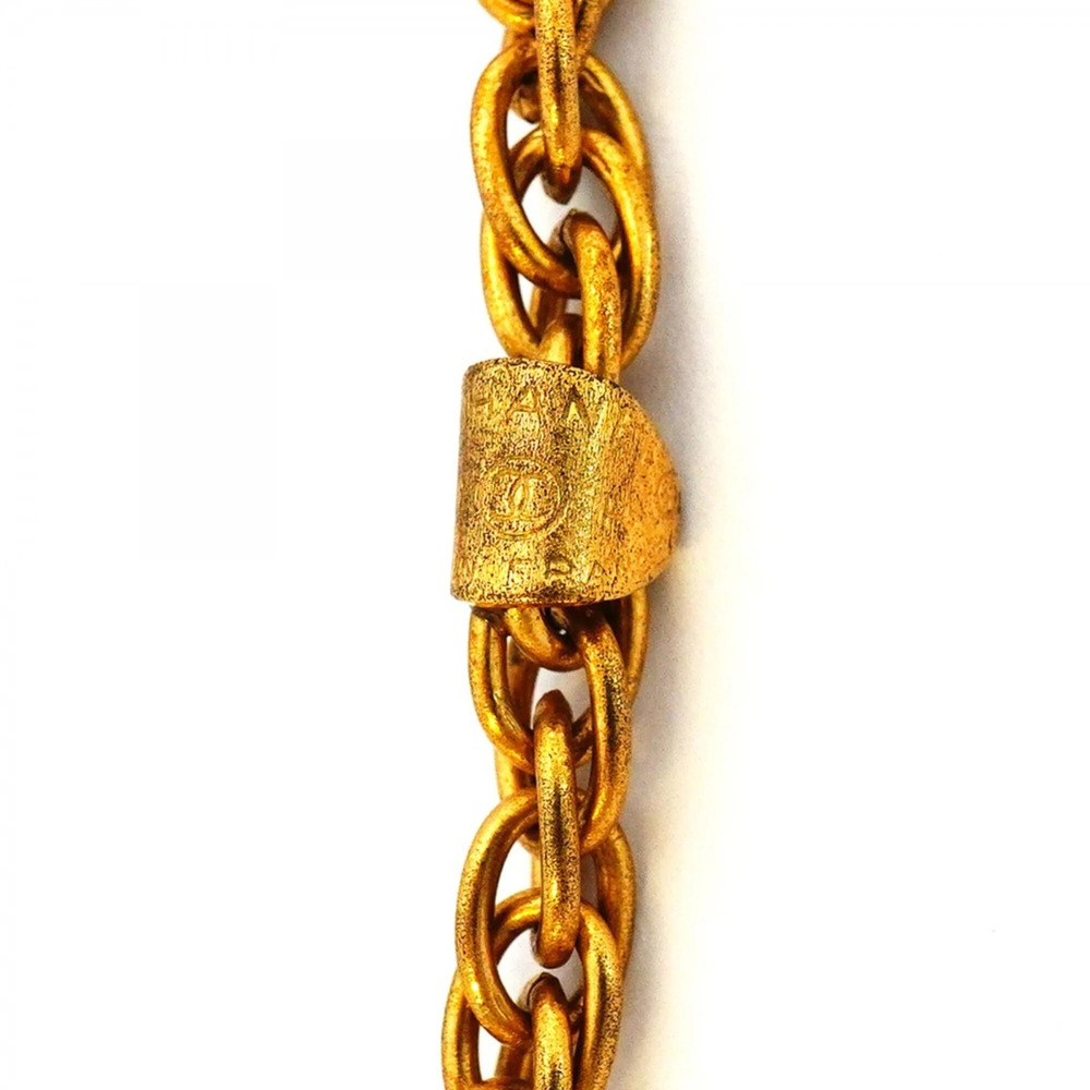 CHANEL Authentic Gold Logo Necklace - Picture 7 of 9